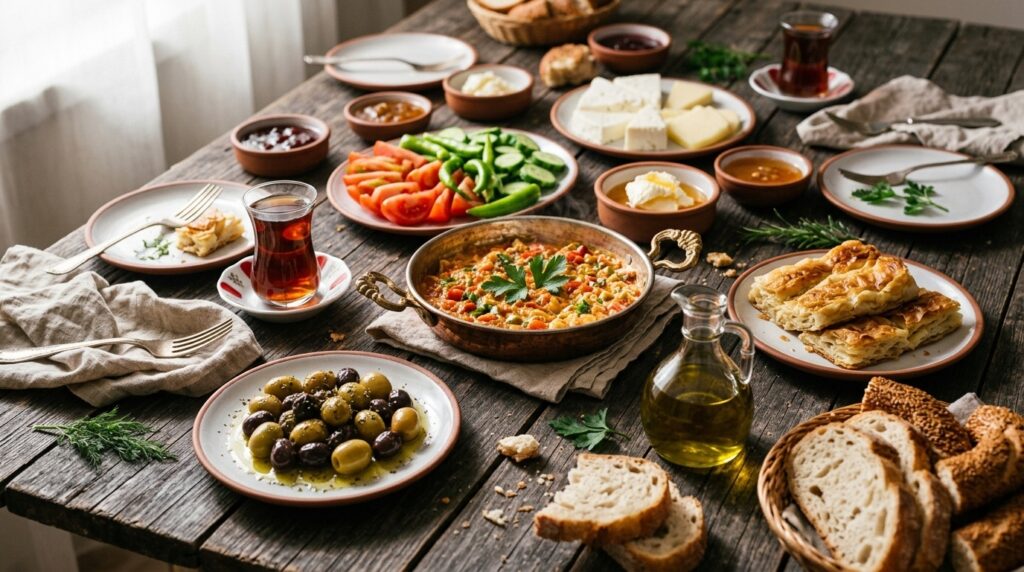 Misafir İçin Kahvaltı Sofrası Tarifleri Kaç Dakikada Pişer