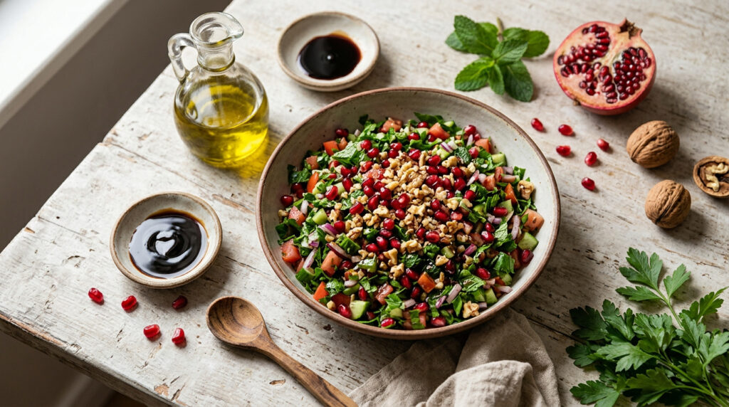 Nar Ekşili Salata Tarifi – Taze ve Lezzetli