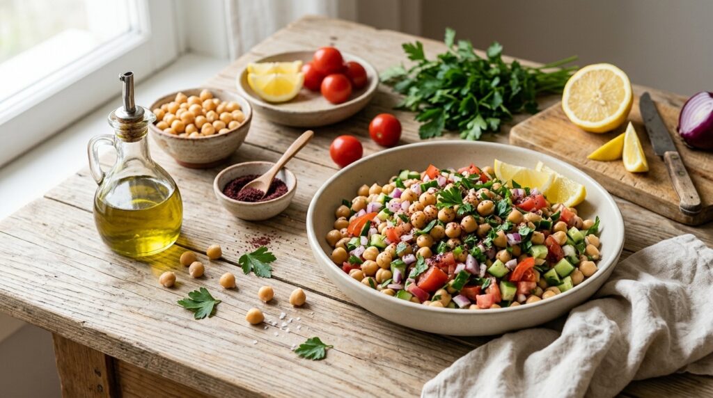 Nohut Salatası Kaç Kalori? Porsiyon ve Malzeme Hesabı