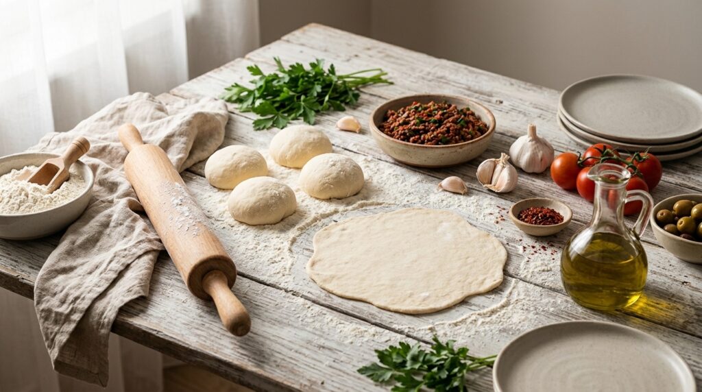 Orijinal Lahmacun Hamuru Kaç Kalori? Tarif ve Hesaplama