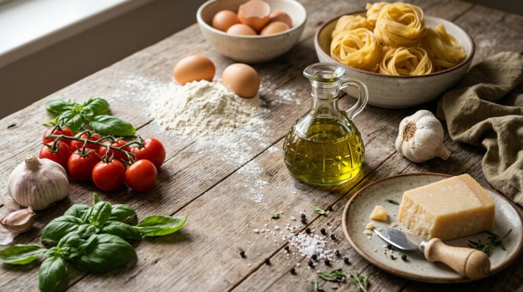 Pasta Malzemeleri: Temel Ürünler ve Doğru Oranlar