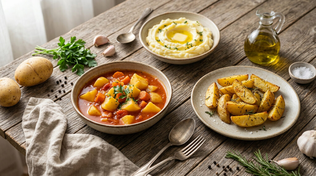 Patates Yemeği Kaç Dakikada Pişer? Püre, Kızartma, Fırın
