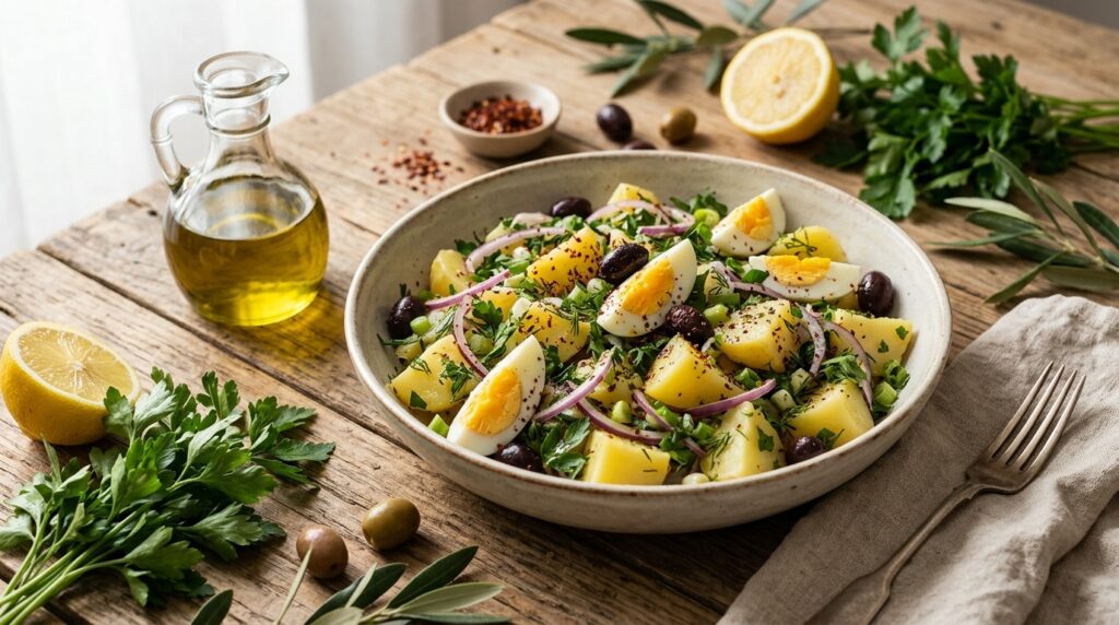 Patatesli Salata Tarifleri Kaç Kalori? Hafif Tarifler