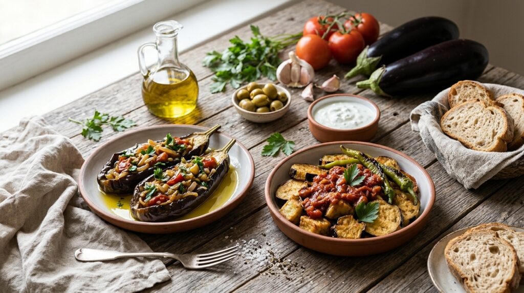 Patlıcan Yemek Çeşitleri: Zeytinyağlı ve Kızartmalı Tarifler