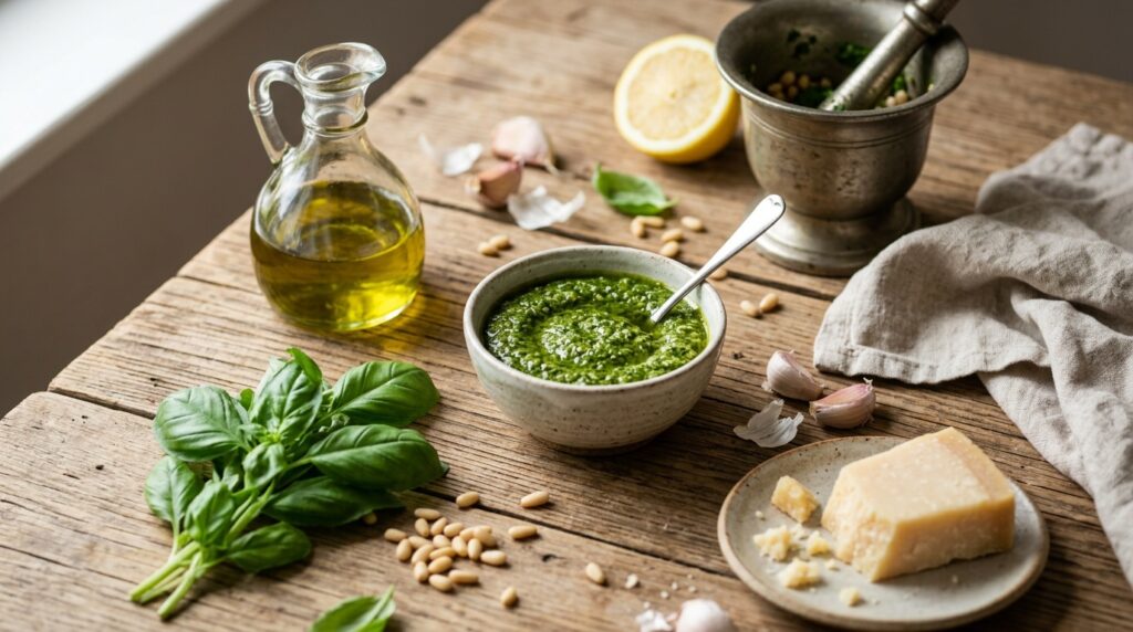 Pesto Sosu Tarifi: Evde 10 Dakikada Hazırlama Rehberi