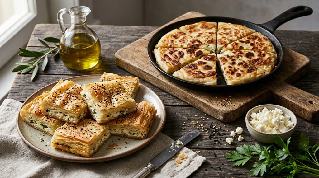 Peynirli Börek Kaç Dakikada Pişer? Fırın ve Tava Süreleri