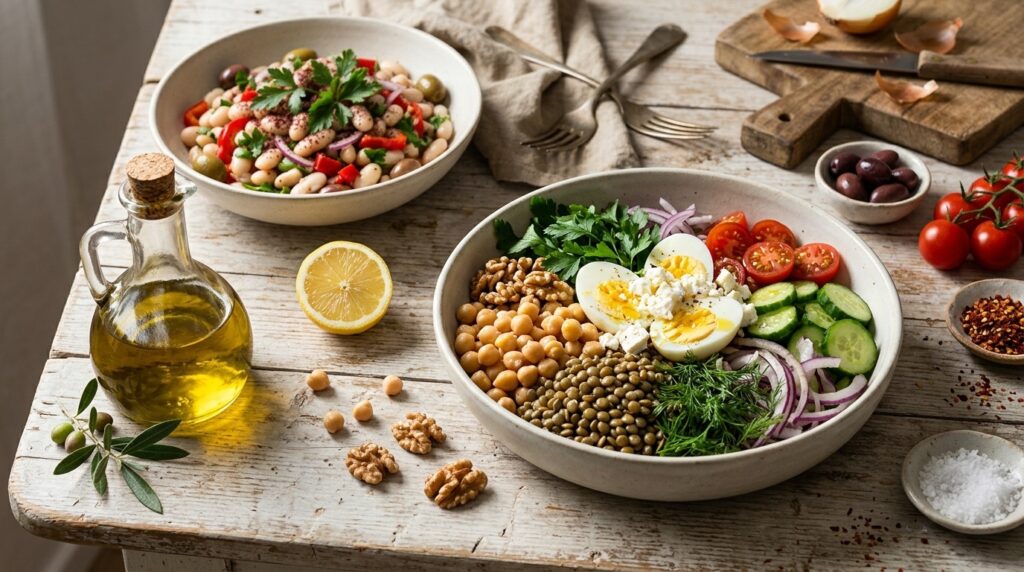 Proteinli Salata Tarifleri Kaç Dakikada Pişer? Hızlı Rehber