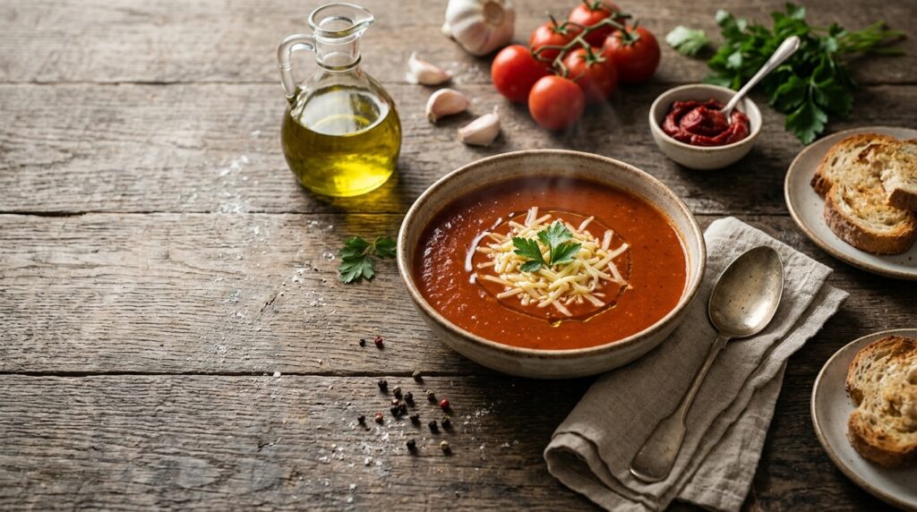 Salçalı Domates Çorbası Kaç Dakikada Pişer? Pratik Tarif