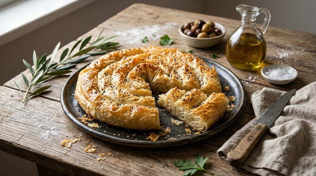 Samsu Börek: Katmeri Andıran Çıtır Çarşaf Hamuru