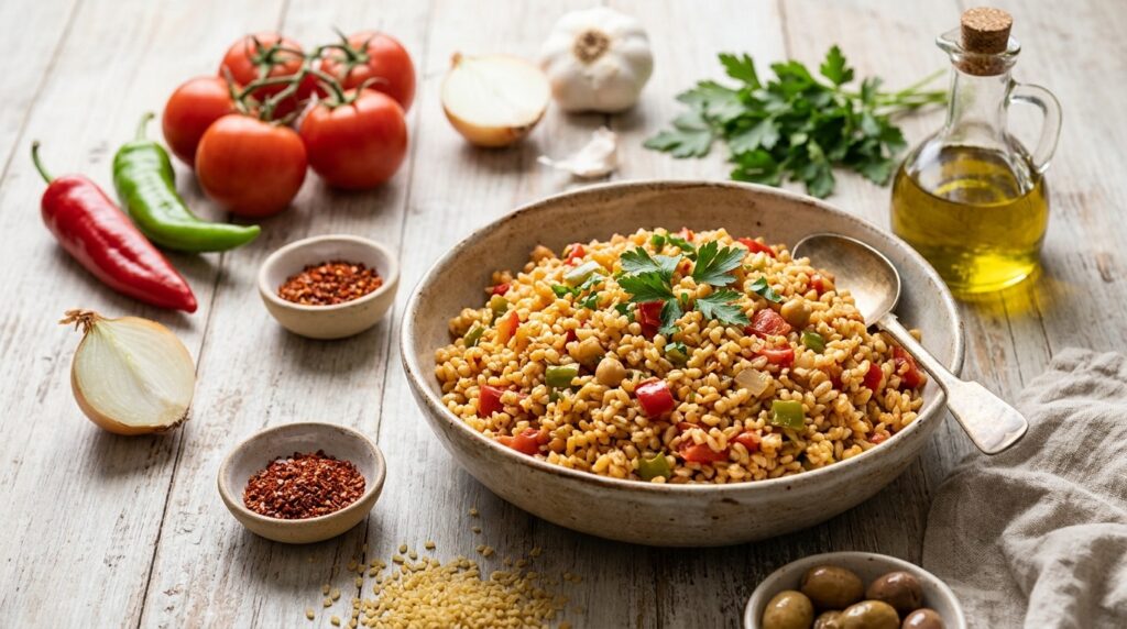 Sebzeli Bulgur Pilavı: Yumuşak Tane ve Lezzet Dengesi