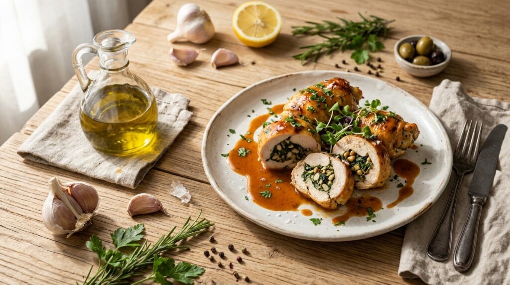 Tavuk Sarma: Yumusacik Dolma ve Sos Dengesi