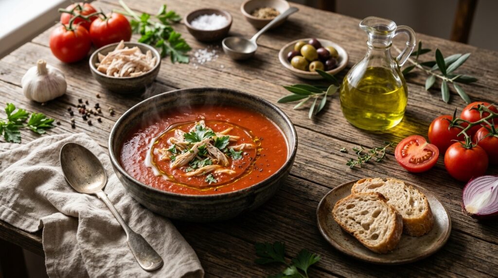 Tavuk Sulu Domates Çorbası Kaç Kalori? Tarif ve Hesaplama
