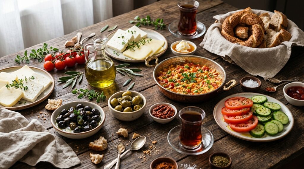 Türk Kahvaltısı Tarifleri Kaç Dakikada Pişer? Pratik Rehber