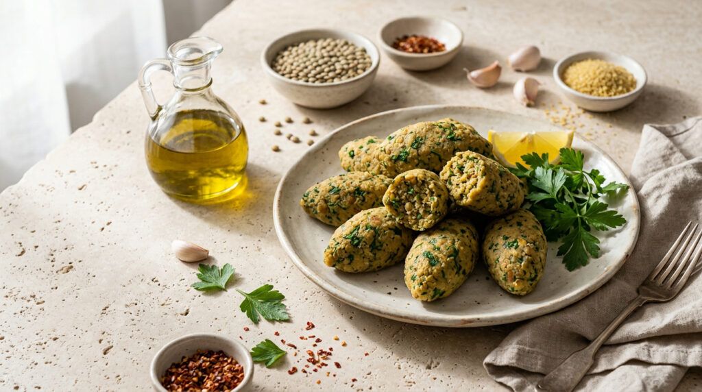 Yeşil Mercimek Köftesi: Yumuşak Doku ve Dağılmama Teknikleri