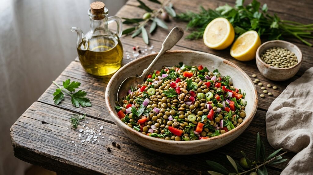 Yeşil Mercimek Salatası: Haşlama Süresi ve Doğru Kıvam