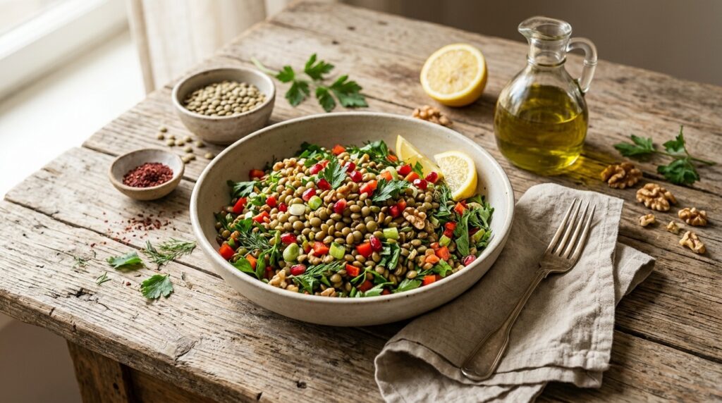 Yeşil Mercimek Salatası Kaç Kalori? Porsiyon Hesabı