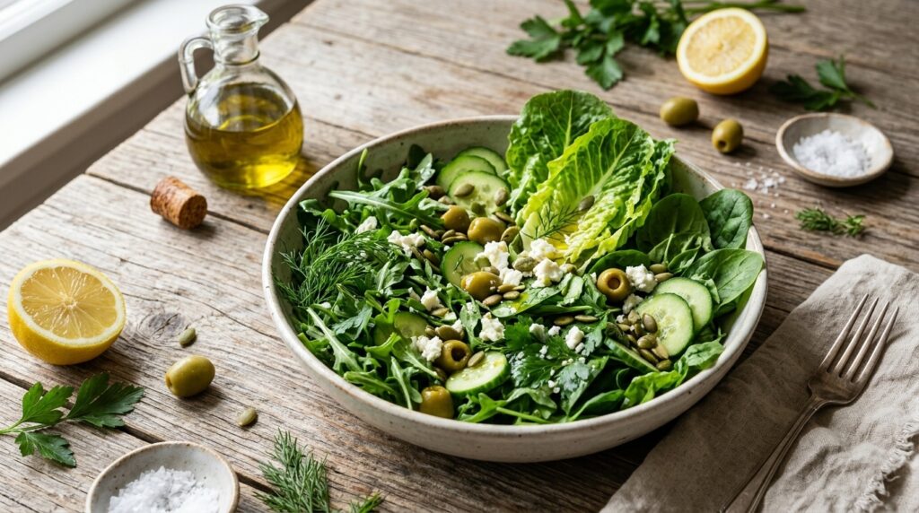 Yeşil Salata Tarifleri Kaç Kalori? Hafif ve Tok Tutan Tarifler