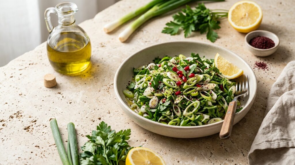 Yeşil Soğan Salatası Kaç Kalori? Tarif ve Besin Değerleri