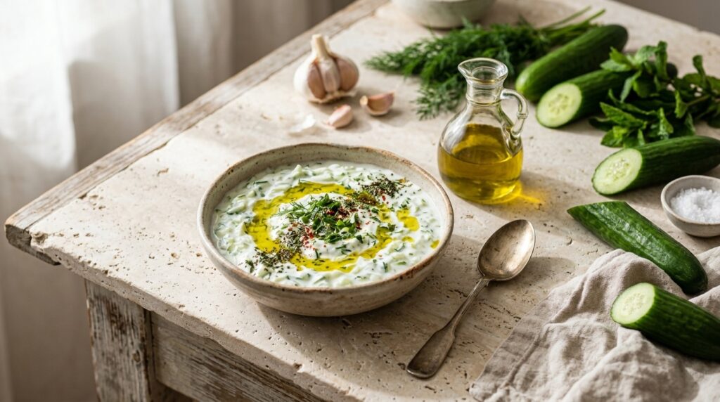 Yoğurtlu Salatalık Kaç Kalori? Tam Besin Değerleri