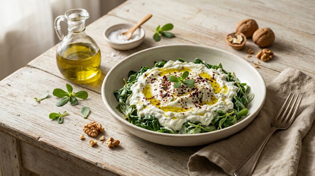 Yoğurtlu Semizotu Tarifi – Ferahlatıcı Meze