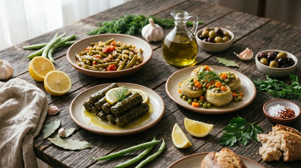 Yöresel Zeytinyağlı Yemek Tarifleri Kaç Dakikada Pişer