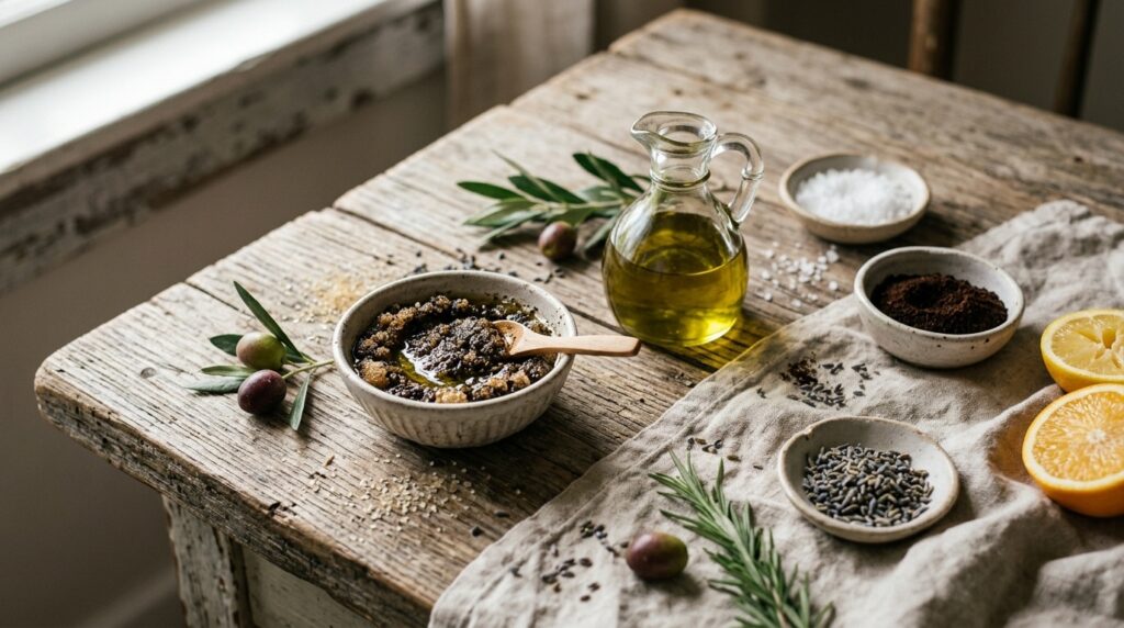 Zeytinyağı ile Vücut Peelingi Kaç Dakikada Pişer?