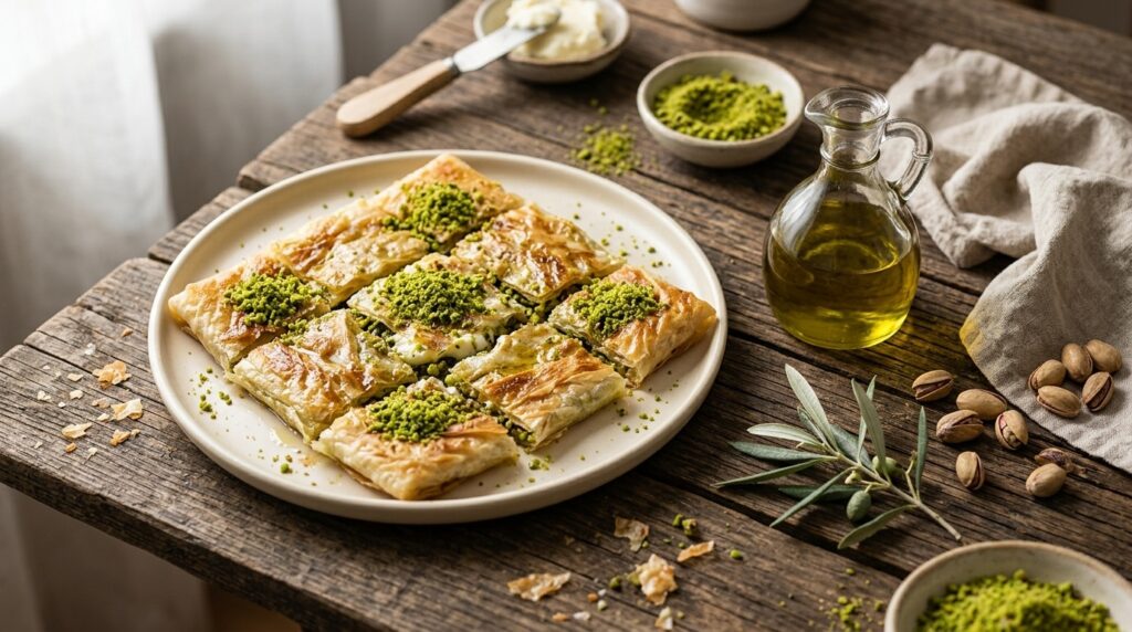 Zeytinyağlı Antep Usulü Katmer Kaç Kalori? Tarif ve Hesaplama