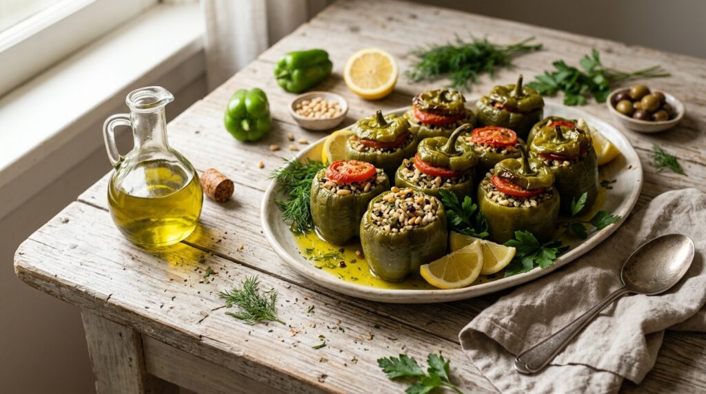 Zeytinyağlı Biber Dolması Nasıl Yapılır? Pratik Tarif