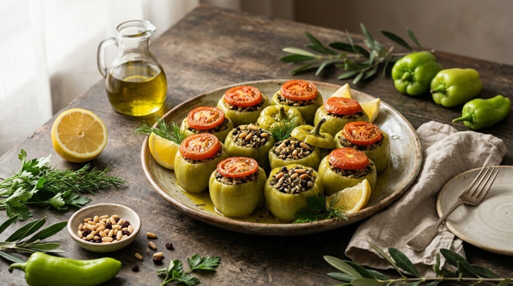 Zeytinyağlı Biber Dolması Tarifi – Pratik ve Lezzetli