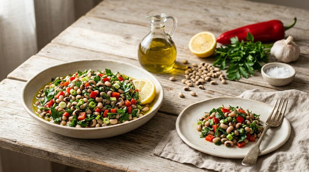 Zeytinyağlı Börülce Salatası Kaç Kalori? Porsiyon Hesabı