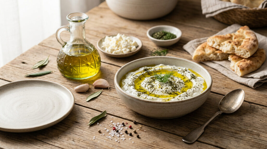 Zeytinyağlı Haydari Kaç Kalori? Tarif ve Besin Değerleri