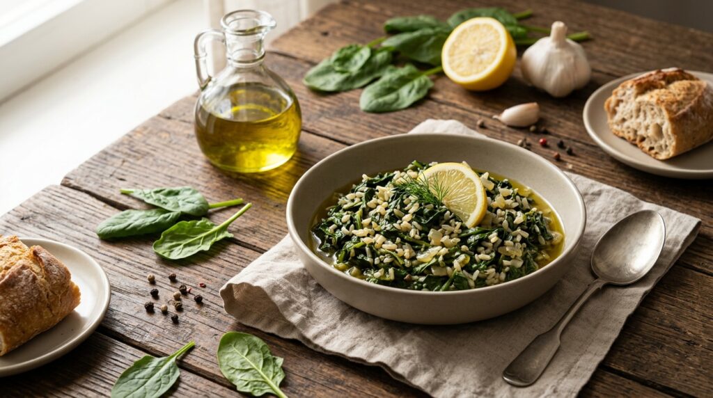Zeytinyağlı Ispanak Kaç Kalori? Tarif ve Besin Değerleri