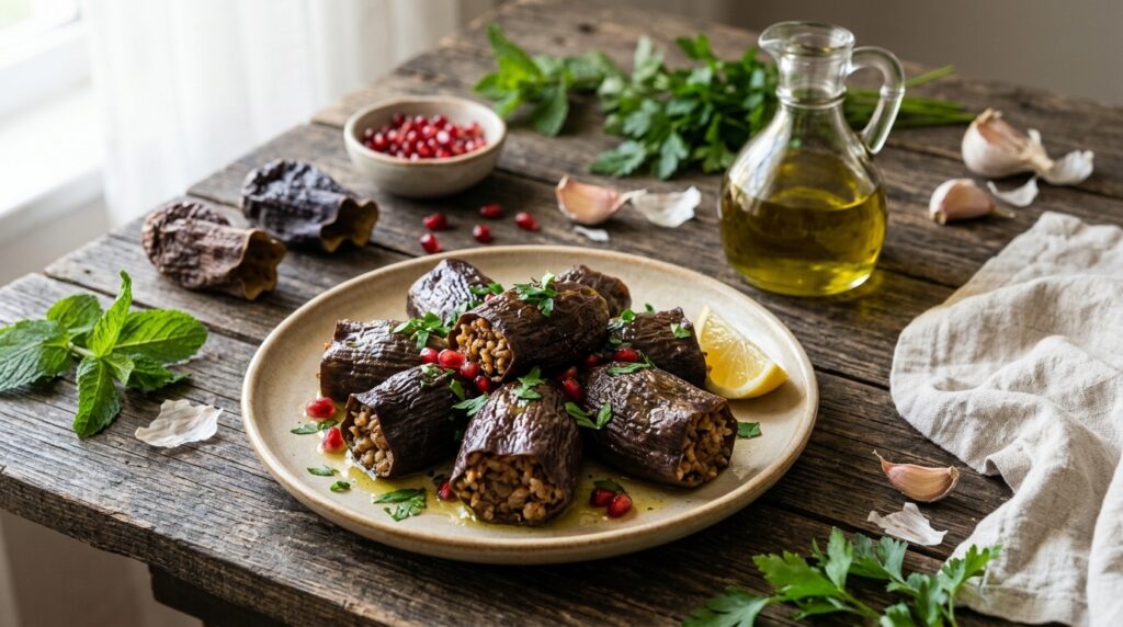 Zeytinyağlı Kuru Patlıcan Dolması Kaç Kalori? Tarif ve Hesap