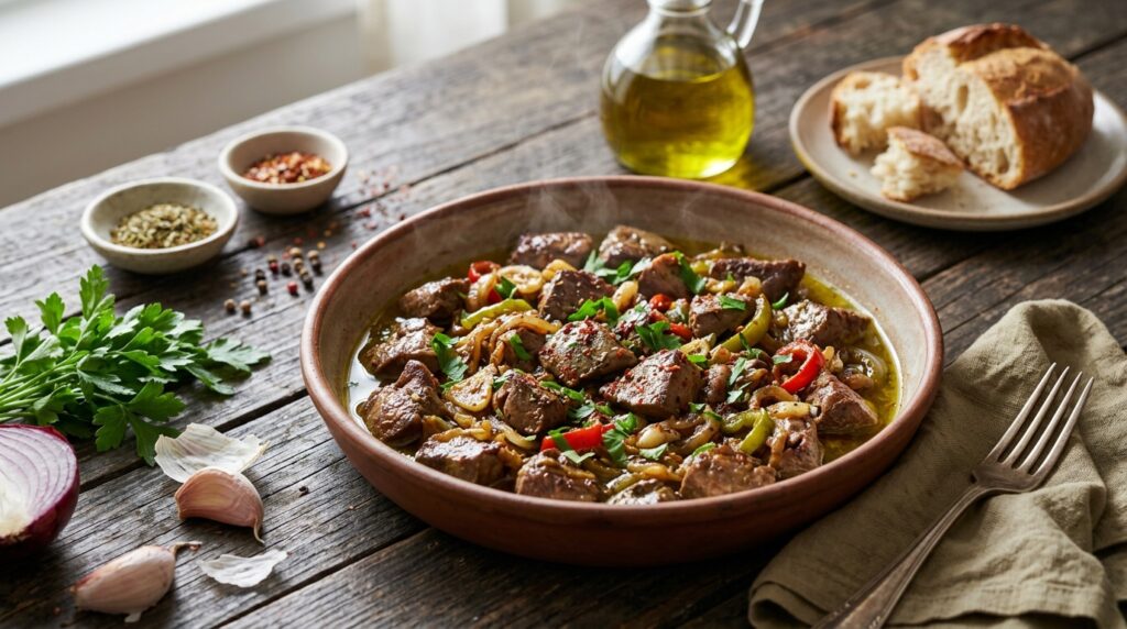 Zeytinyağlı Kuzu Ciğeri Sote Kaç Dakikada Pişer?
