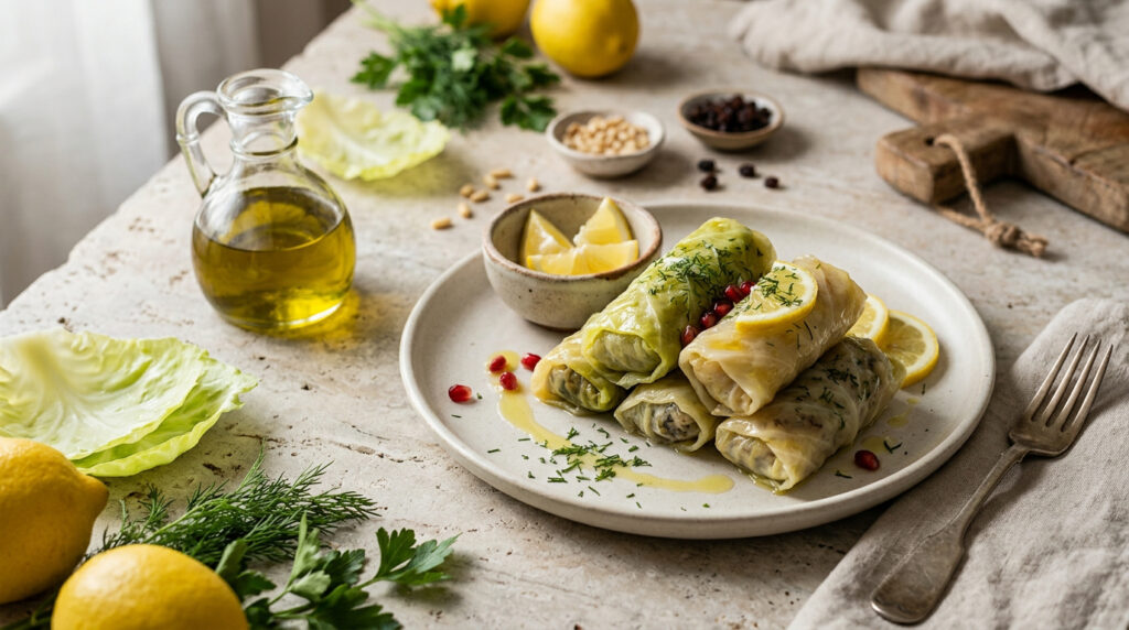 Zeytinyağlı Lahana Sarması Kaç Kalori? Besin Değerleri