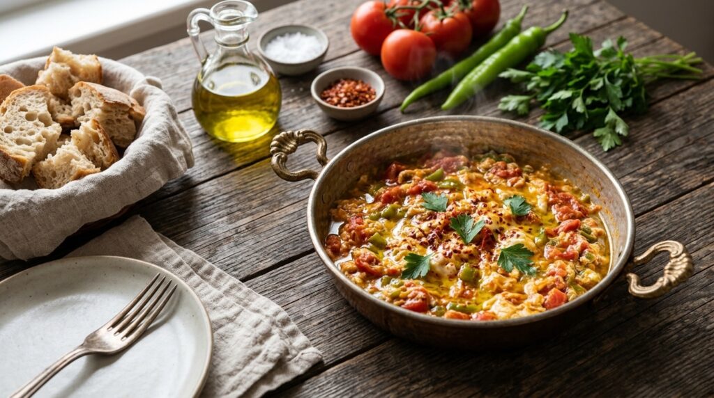 Zeytinyağlı Menemen Kaç Dakikada Pişer? Pratik Rehber