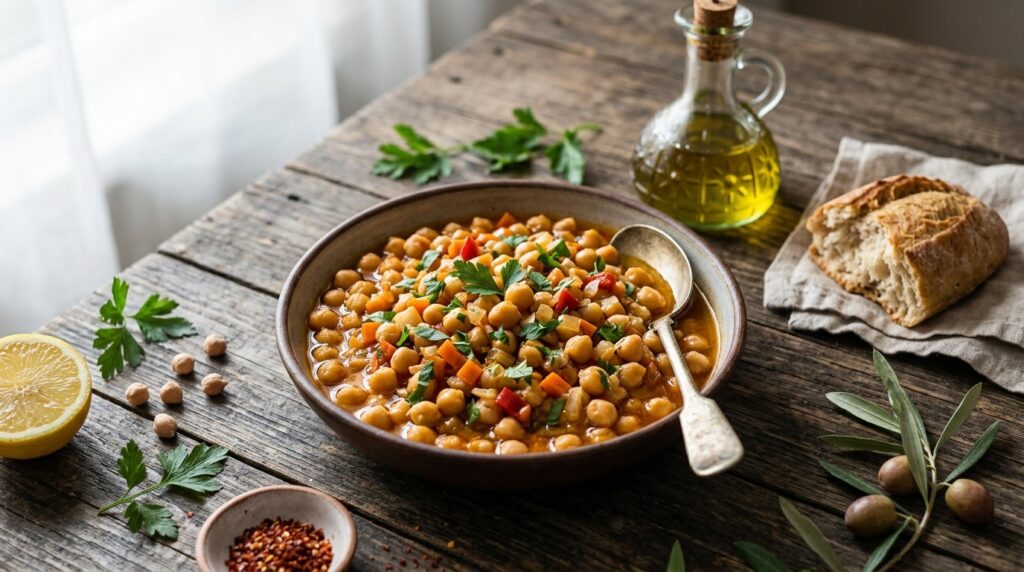 Zeytinyağlı Nohut Kaç Kalori? Porsiyon Hesabı ve Tarif