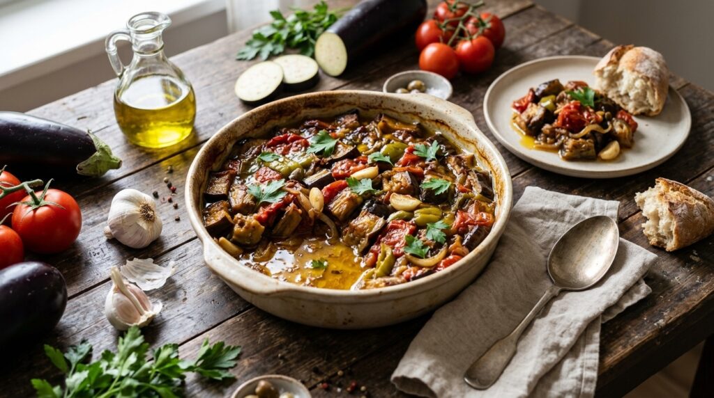 Zeytinyağlı Patlıcan Musakka Kaç Dakikada Pişer?