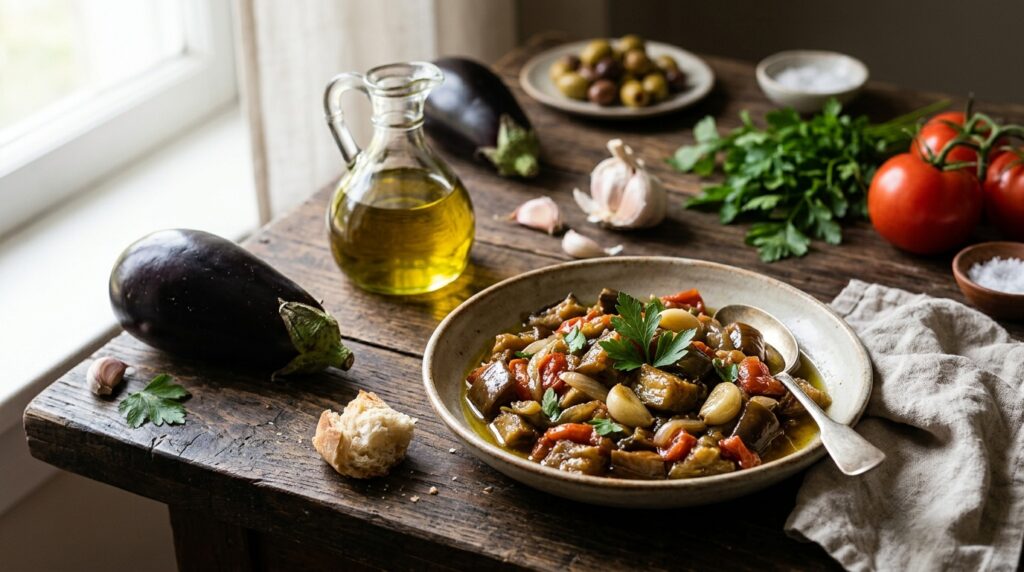 Zeytinyağlı Patlıcan Yemeği Kaç Kalori? Tarif ve Hesaplama