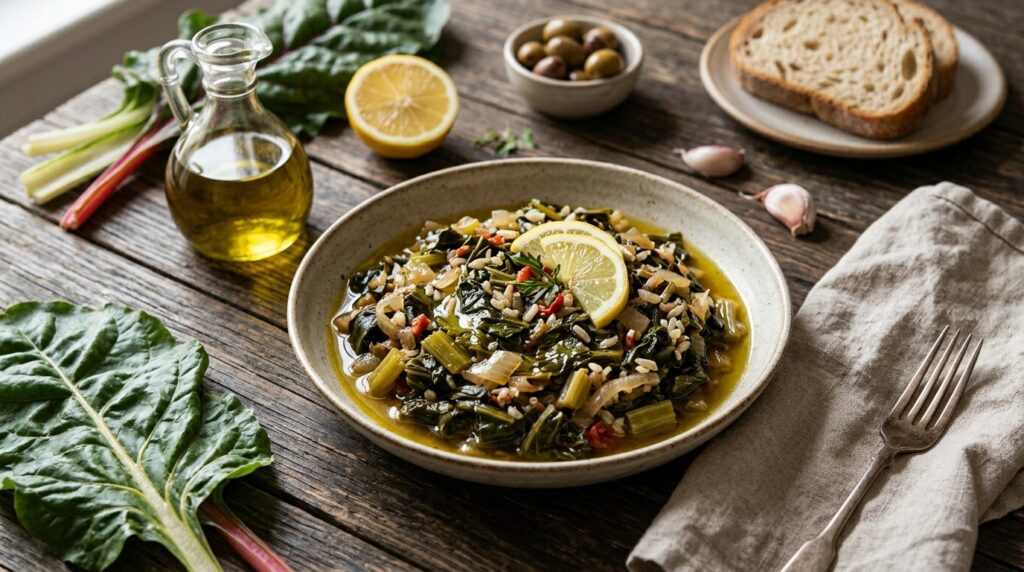 Zeytinyağlı Pazı Kaç Dakikada Pişer? Pratik Rehber