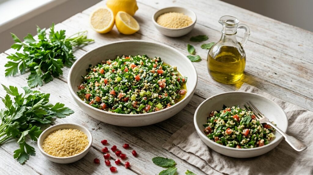 Zeytinyağlı Tabbouleh Kaç Kalori? Porsiyon Hesabı ve Tarif
