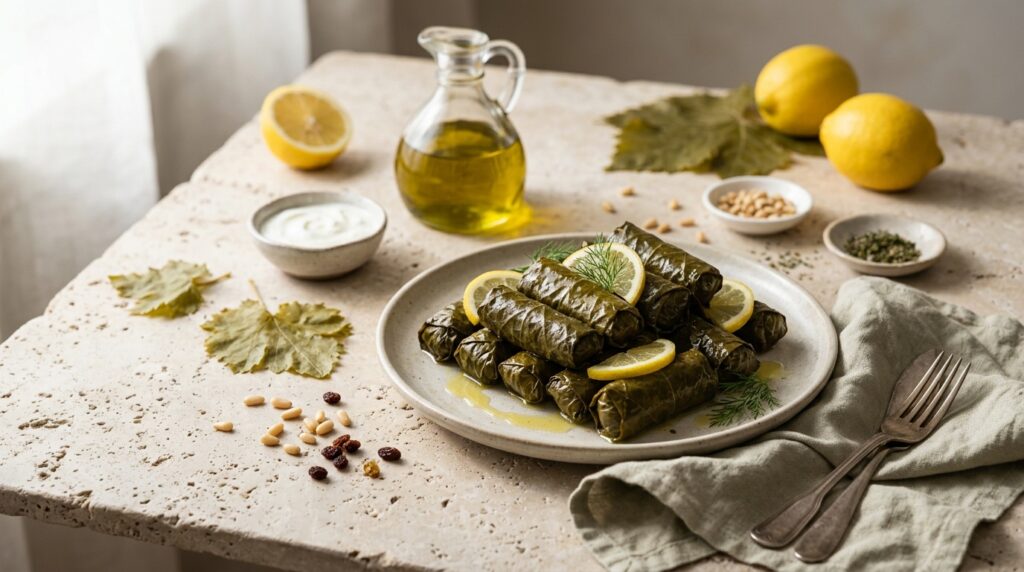 Zeytinyağlı Yaprak Sarması Tarifi – Ev Yapımı Klasik Lezzet