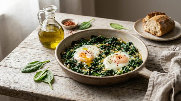 Zeytinyağlı Yumurtalı Ispanak Kaç Kalori? Tam Rehber