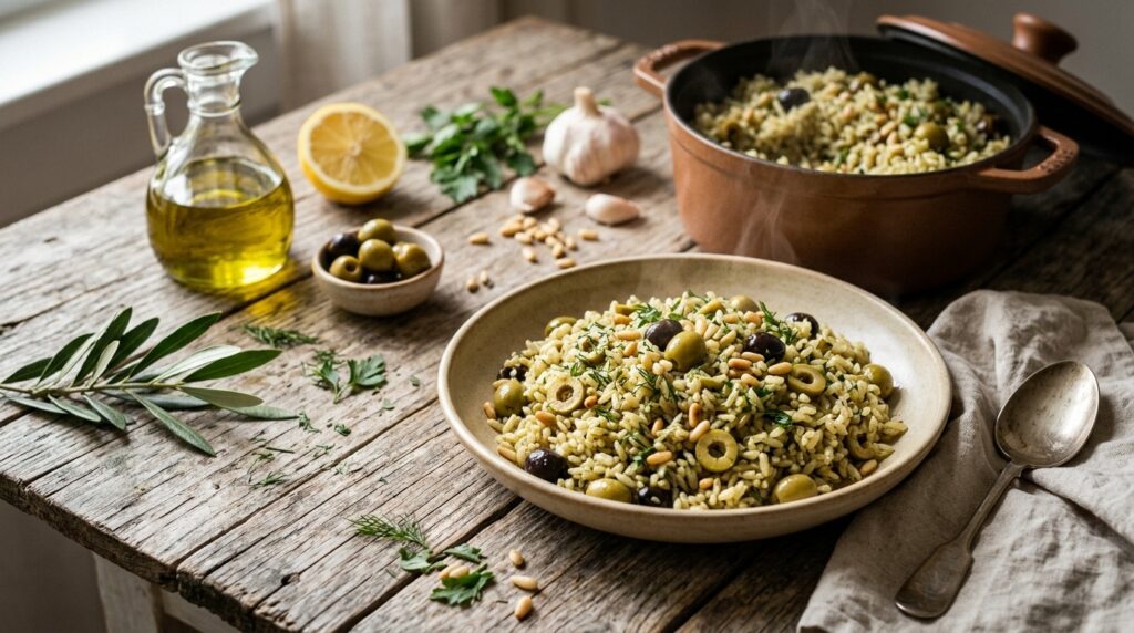 Zeytinyağlı Zeytin Pilavı Kaç Dakikada Pişer? Pratik Rehber